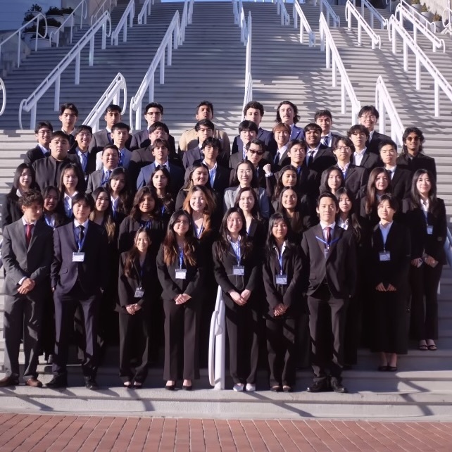 FBLA students in large group